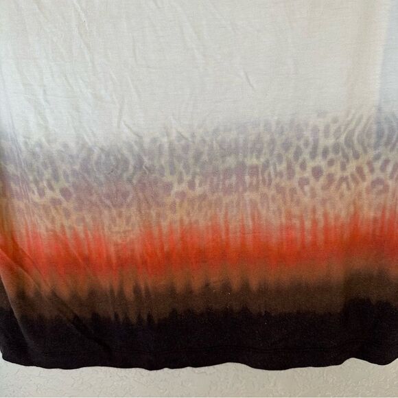 ST. JOHN Ombre Animal Print  Super‎ Soft Top Size S Oversized - Picture 6 of 10